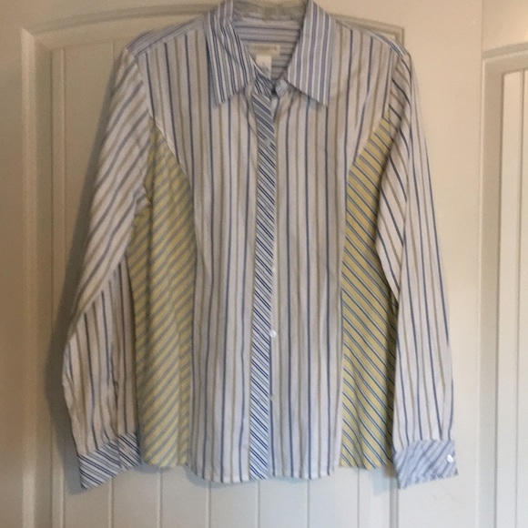 Classy business multi color button down - Picture 1 of 5